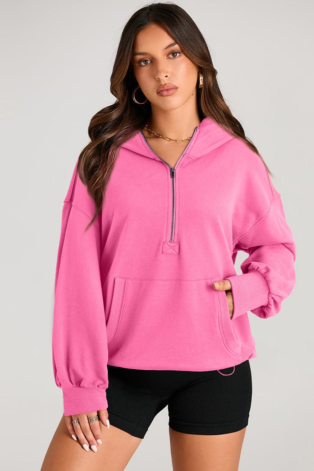 the802gypsy TOPS/HOODIES Fuchsia Pink / S GYPSY-Pocketed Hoodie