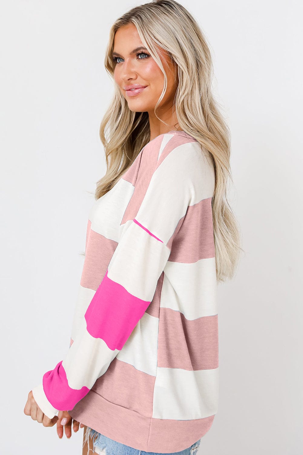 The802Gypsy  Tops/Long Sleeve Tops TRAVELING GYPSY-Colorblock Long Sleeve Top