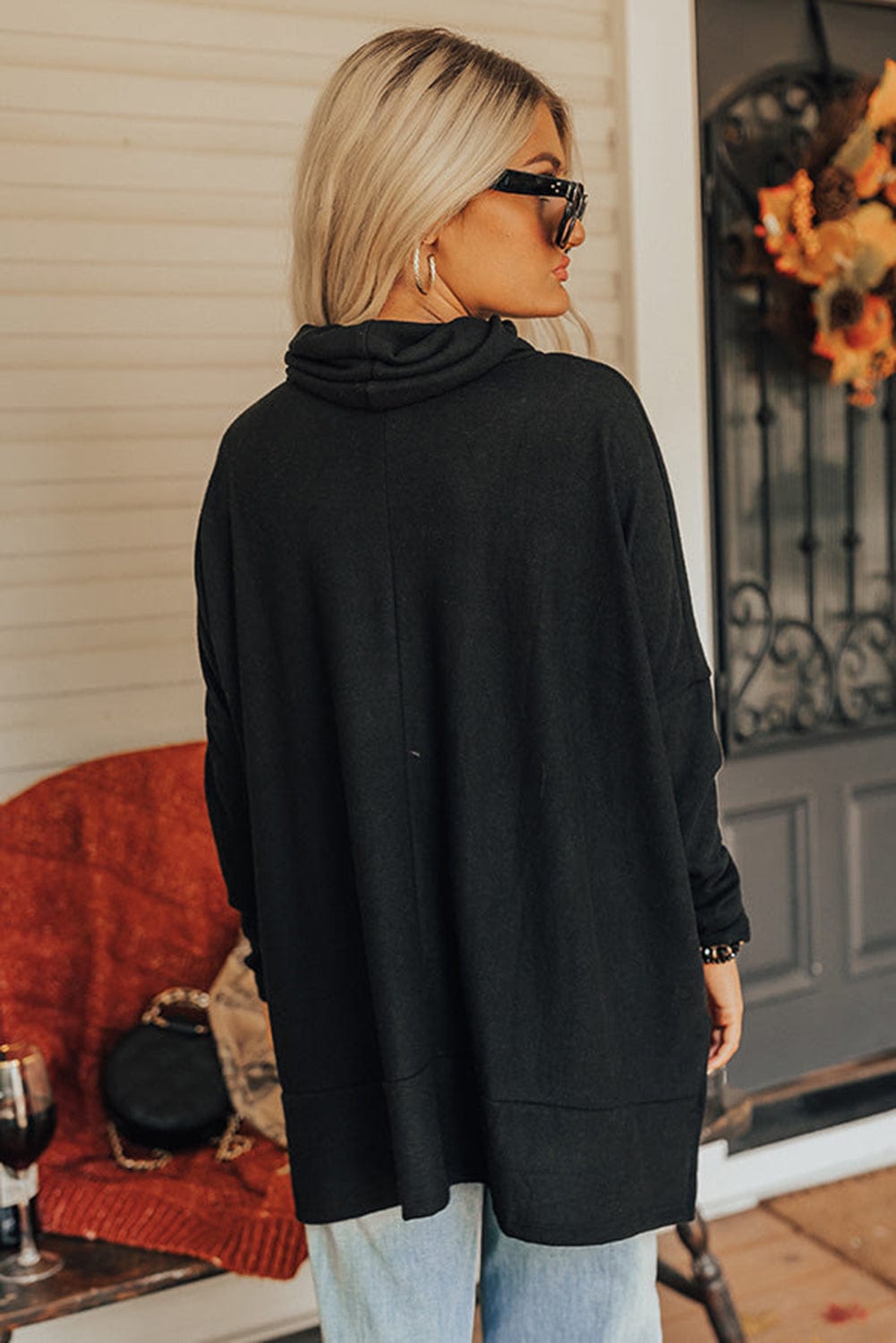 The802Gypsy  Tops/Long Sleeve Tops ❤️TRAVELING GYPSY-Cowl Neck Tunic Top