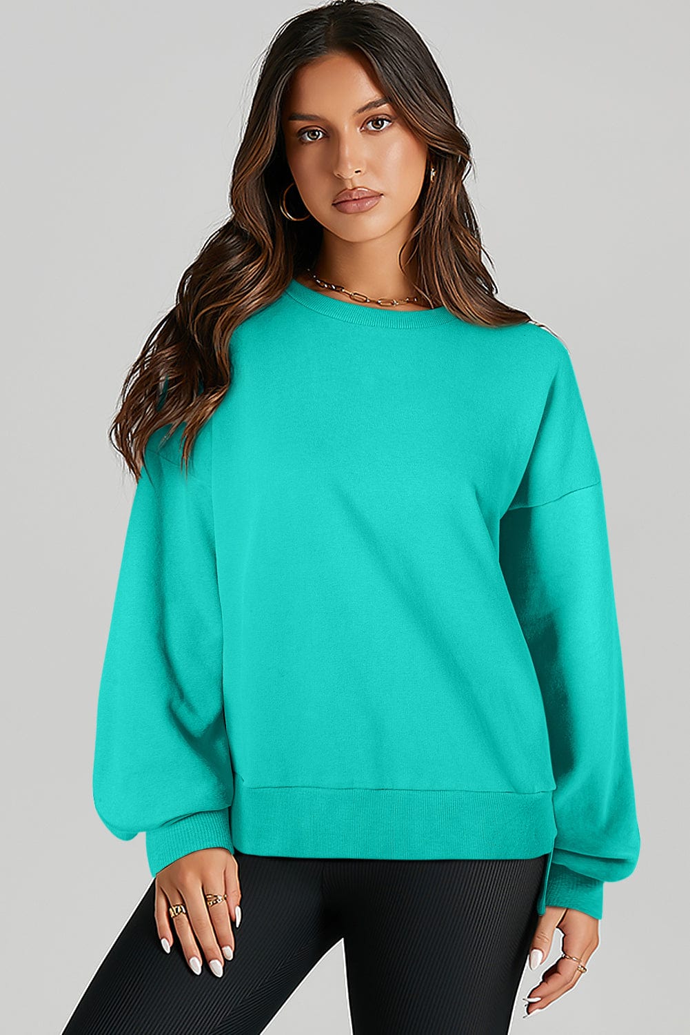 The802Gypsy  Tops/Sweatshirts & Hoodies TRAVELING GYPSY-Low Hem Pullover Sweatshirt