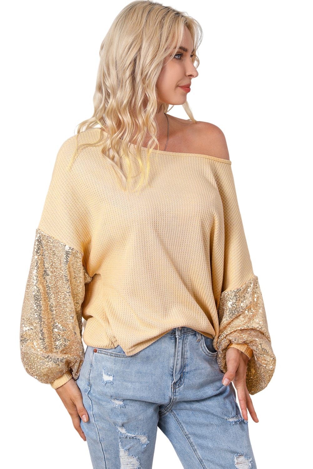 The802Gypsy  Tops Traveling Gypsy Hammer Open Back Waffle Knit Top