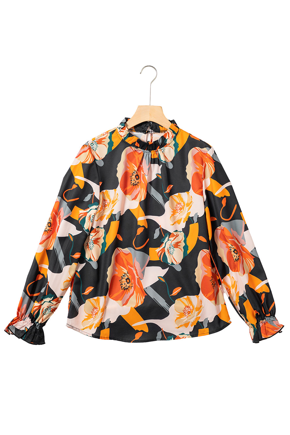 The802Gypsy  Tops TRAVELING GYPSY- Poppy Floral Blouse