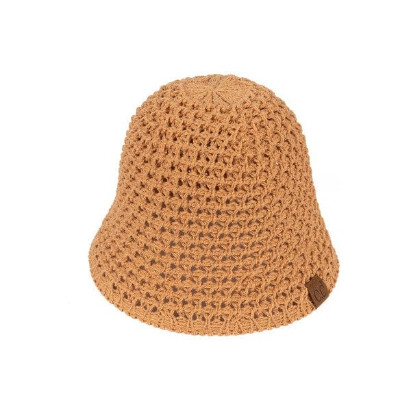The802Gypsy women's hats Light Denim / OS ❤️GYPSY FOX-CC Crochet Foldable Bucket Hat