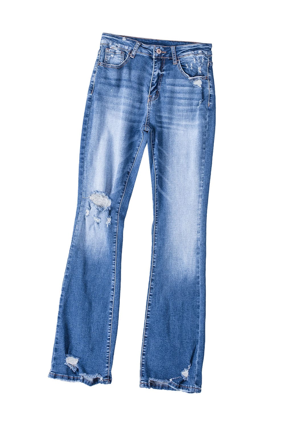 The802Gypsy  Women's Jeans Traveling Gypsy Distressed Flare Jeans