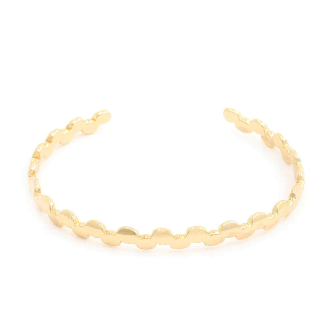 The802Gypsy  Women's jewelry Gold ❤GYPSY LOVE-Circle Link Metal Cuff Bracelet