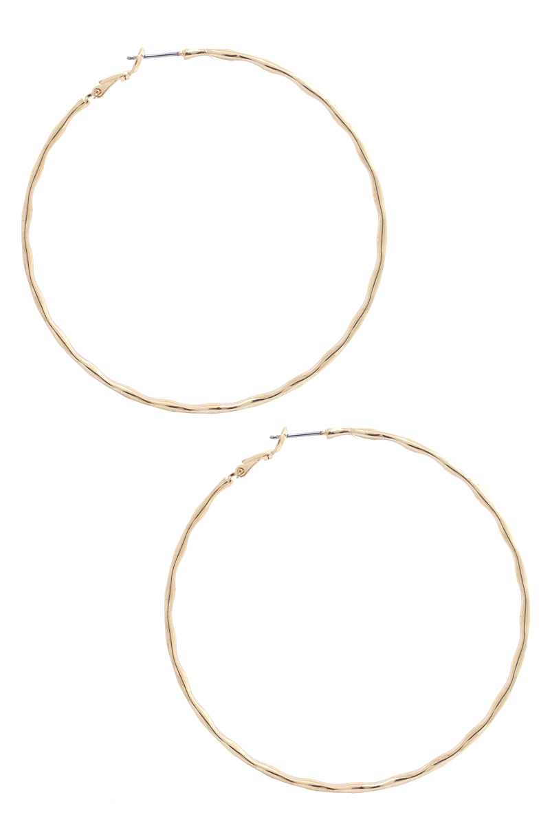 The802Gypsy  Women's jewelry Gold ❤GYPSY LOVE-Metal Hoop Earring