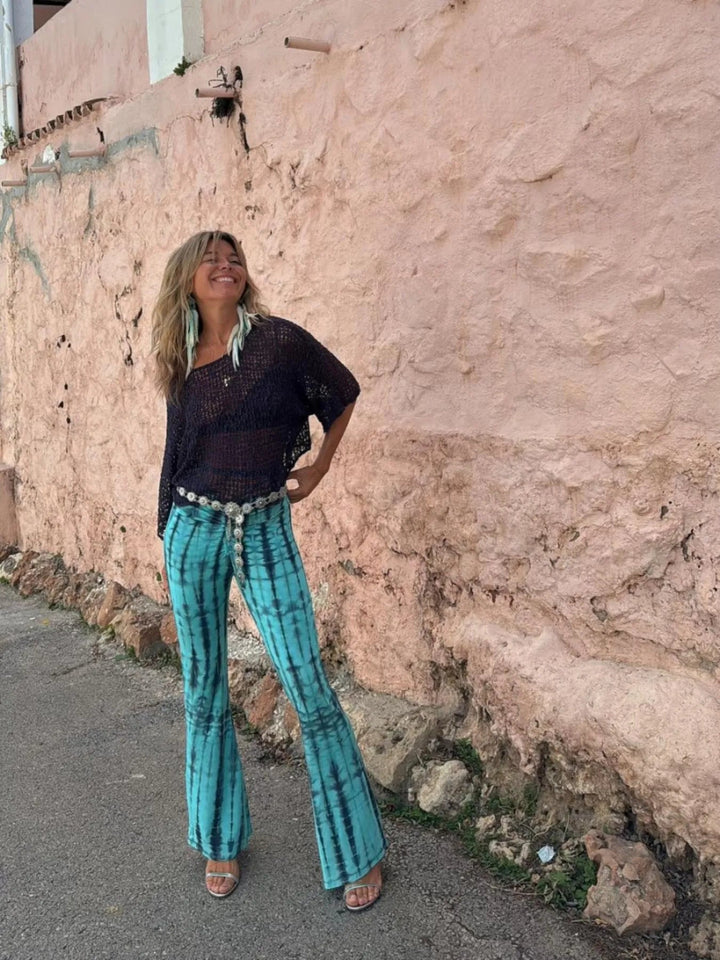 Crochet Boat Neck Knit Top - Trendy Tops/ Sweaters & Cradignas in Black for Women | The802Gypsy