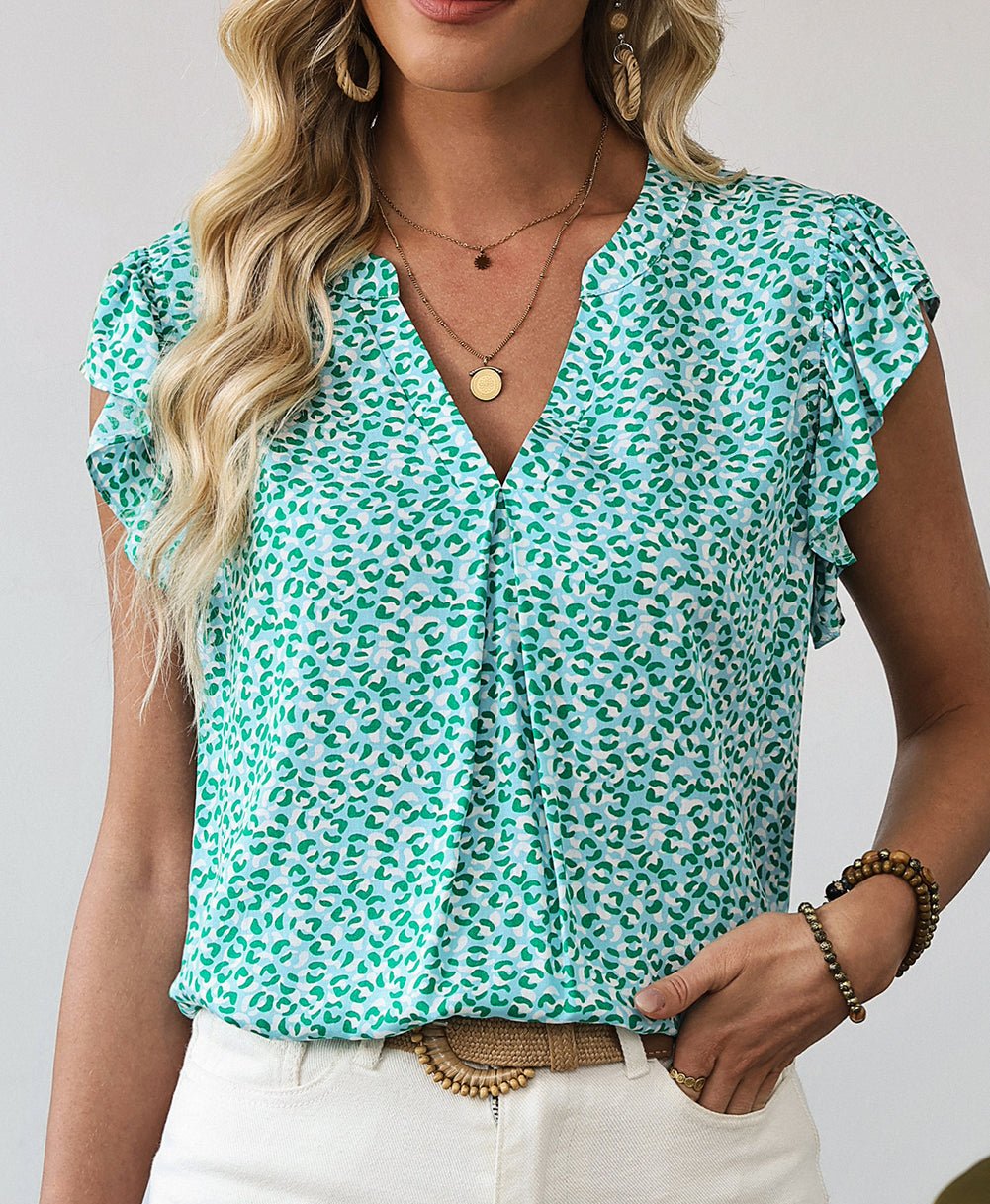 Green Tops/Blouses & Shirts with S