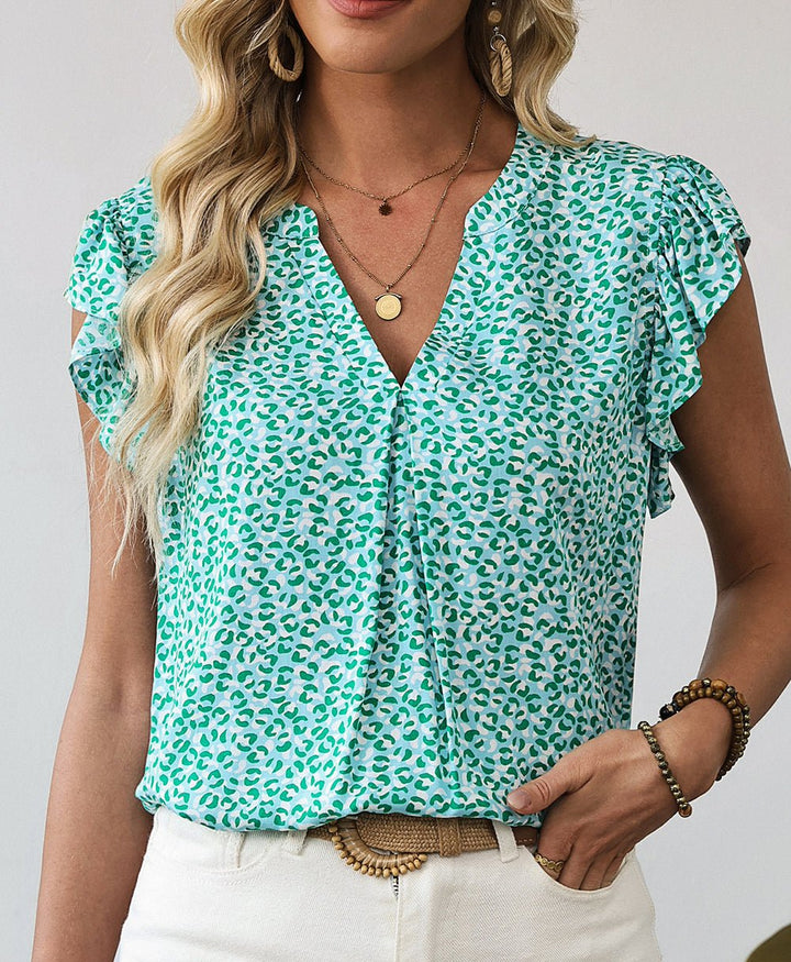 Green Tops/Blouses & Shirts with S