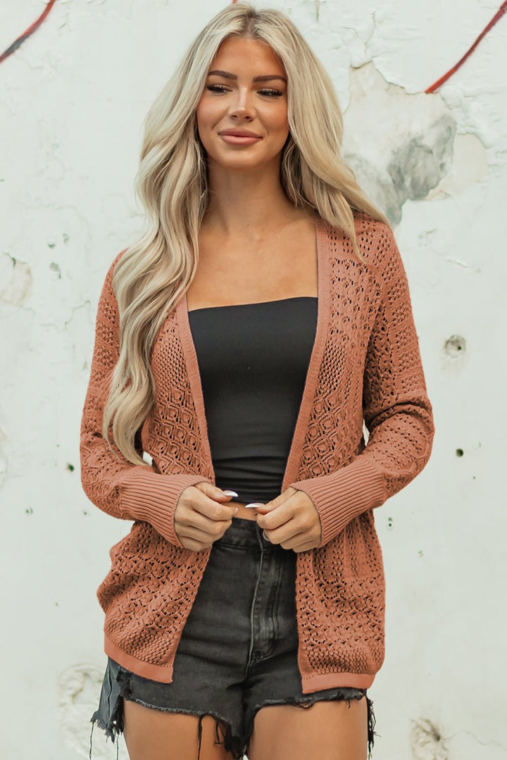Gypsy Breeze Lightweight Cardigan - Trendy Tops/Cardigans in Redwood Burl for Women | The802Gypsy
