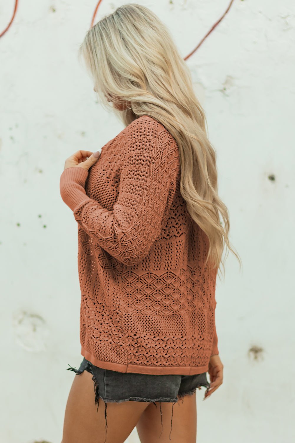 Gypsy Breeze Lightweight Cardigan - Trendy Tops/Cardigans in Redwood Burl for Women | The802Gypsy