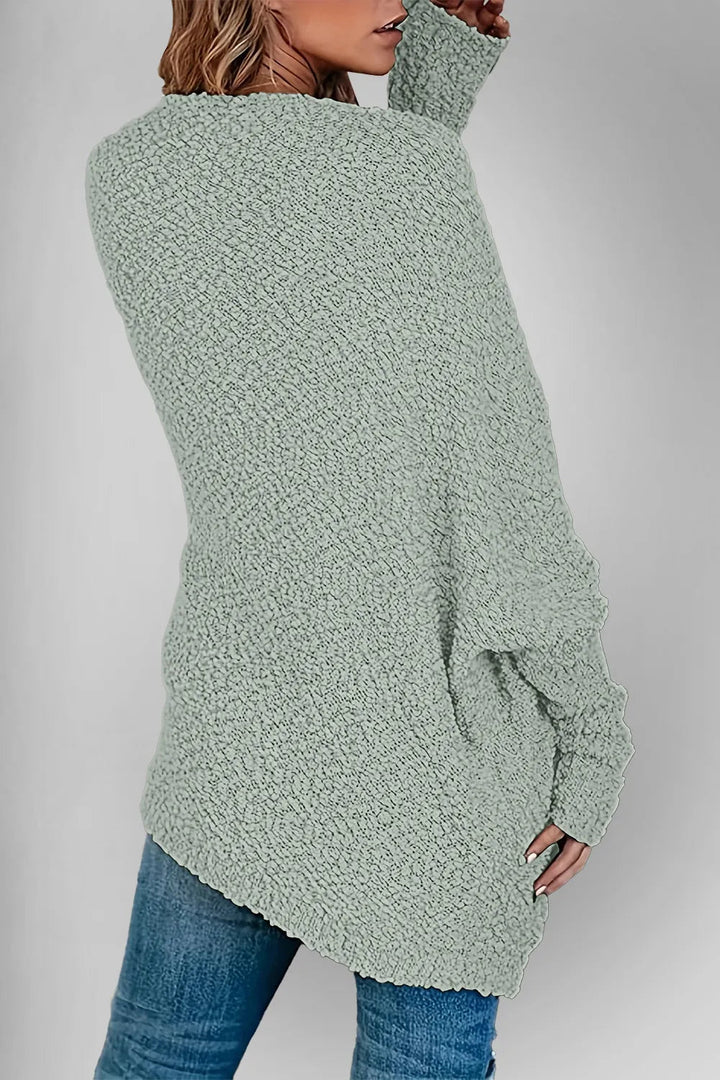 Double Take Pocketed Open Front Long Sleeve Cardigan - Trendy Tops/Cardigans in White for Women | The802Gypsy