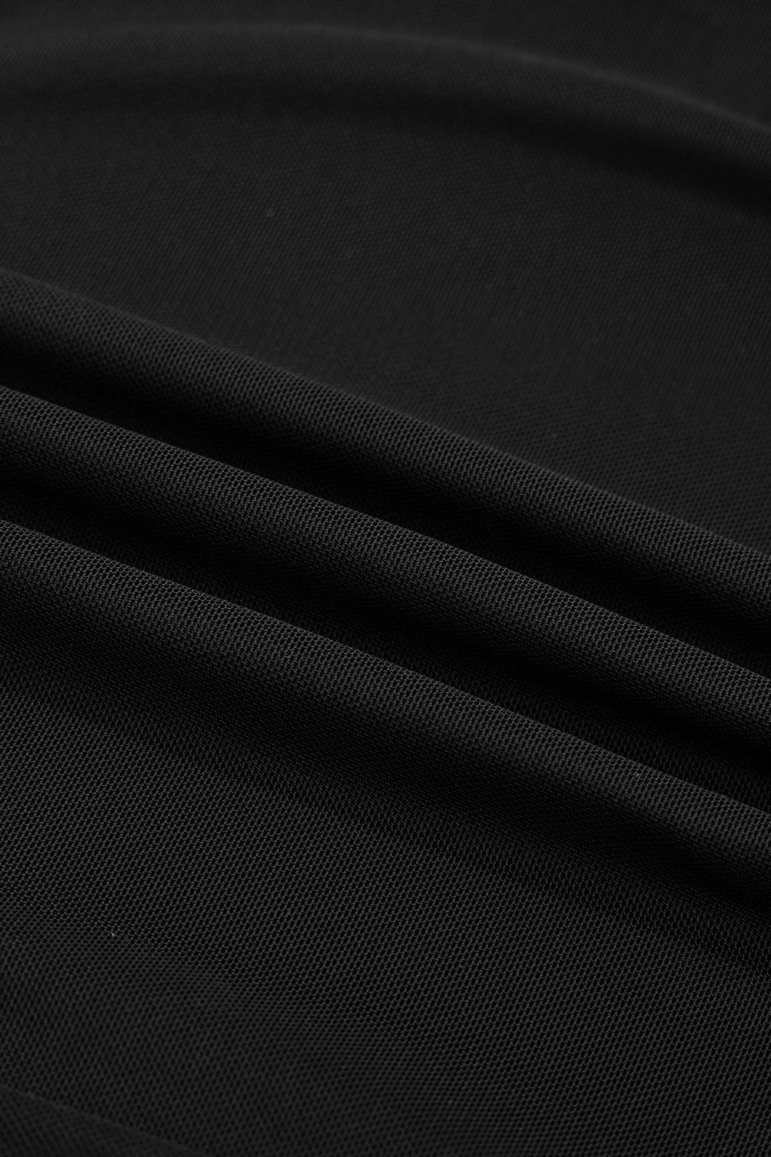 Fiery Red Sheer Mesh Patchwork High Neck Long Sleeve Top - Trendy Tops/Long Sleeve Tops in Black for Women | The802Gypsy