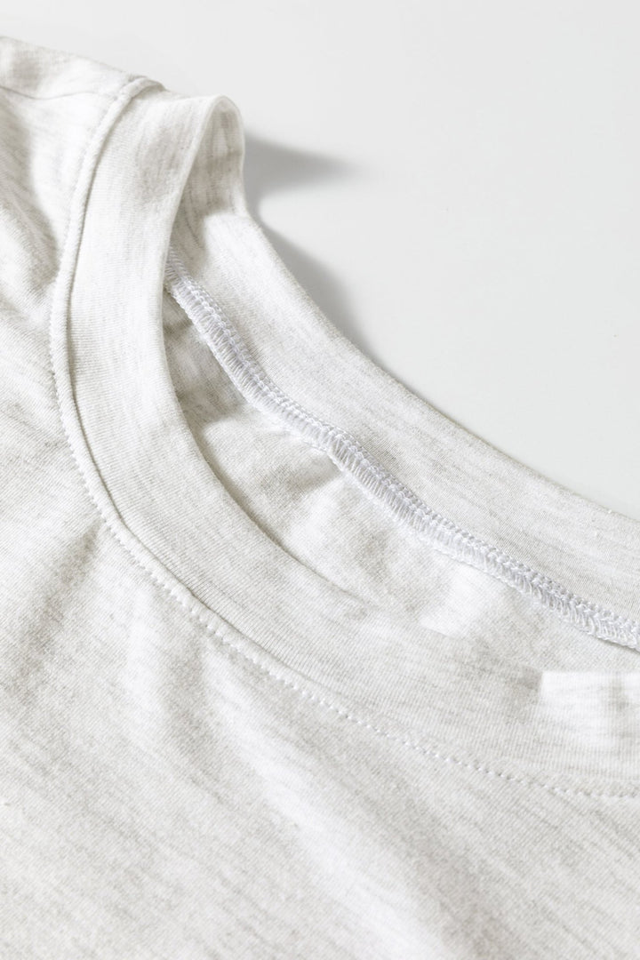 Oatmeal Puff Sleeve Peasant Top - Trendy Tops/Long Sleeve Tops in Oatmeal for Women | The802Gypsy