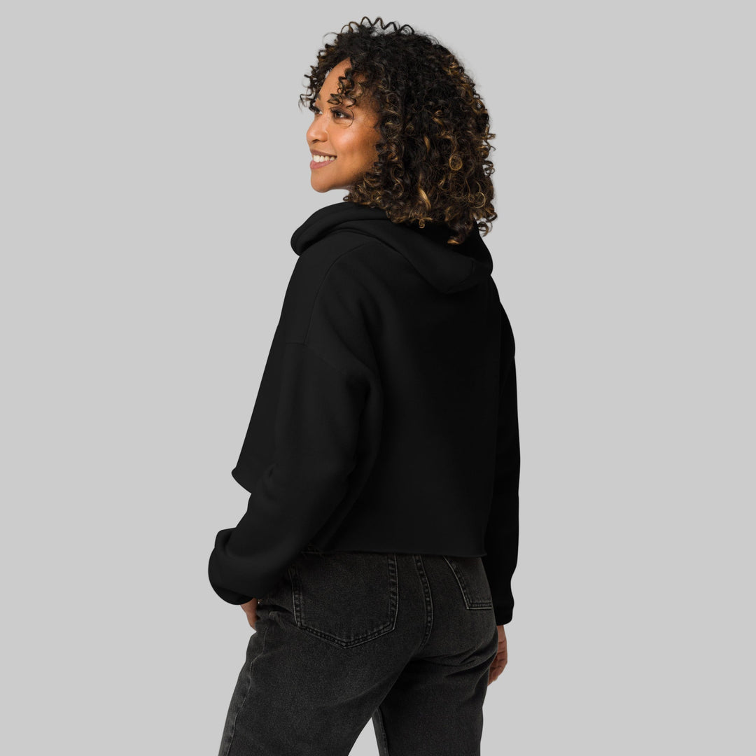 Live Like A Gypsy Cropped Hoodie - Trendy Tops/Sweatshirts & Hoodies in Black for Women | The802Gypsy