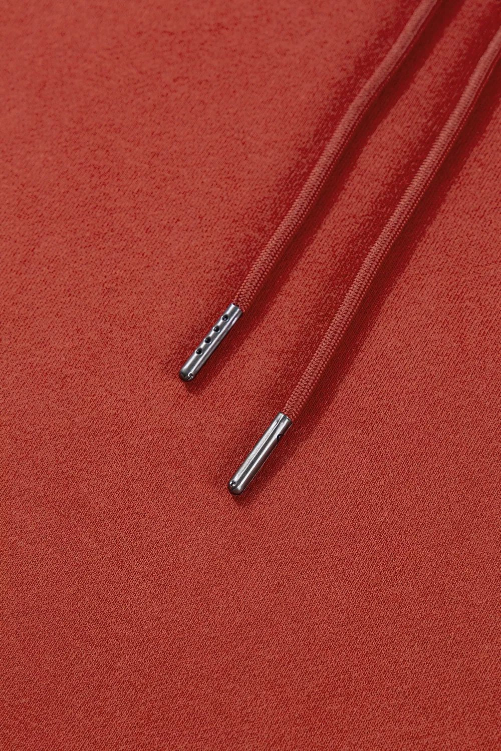 Drawstring Dropped Shoulder Hoodie - Trendy Tops/Sweatshirts & Hoodies in Rust for Women | The802Gypsy