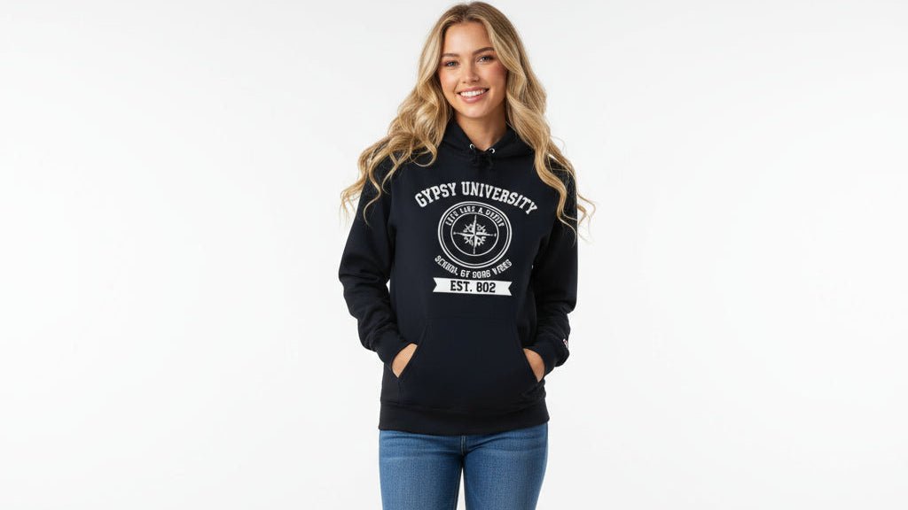 Gypsy University Champion Hoodie - Trendy Tops/Sweatshirts & Hoodies in S for Women | The802Gypsy