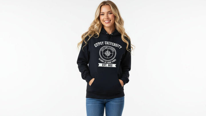 Gypsy University Champion Hoodie - Trendy Tops/Sweatshirts & Hoodies in S for Women | The802Gypsy