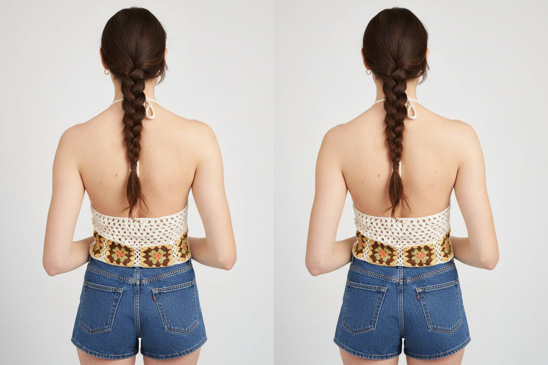 Flower Crochet Halter Top - Trendy Tops/Tank Tops in IVORY for Women | The802Gypsy