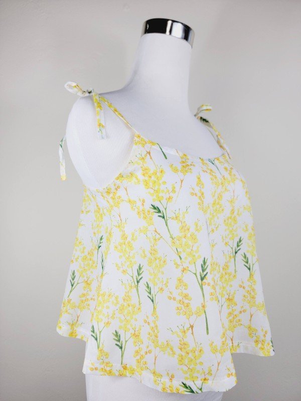 Light Yellow Tops/Tank Tops with S