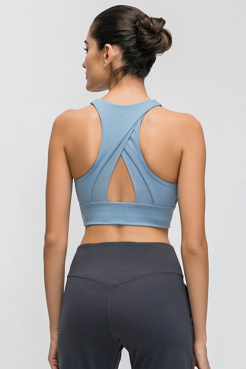 Trendsi Activewear/sports bra GYPSY-Millennia Halter Keyhole Sports Bra