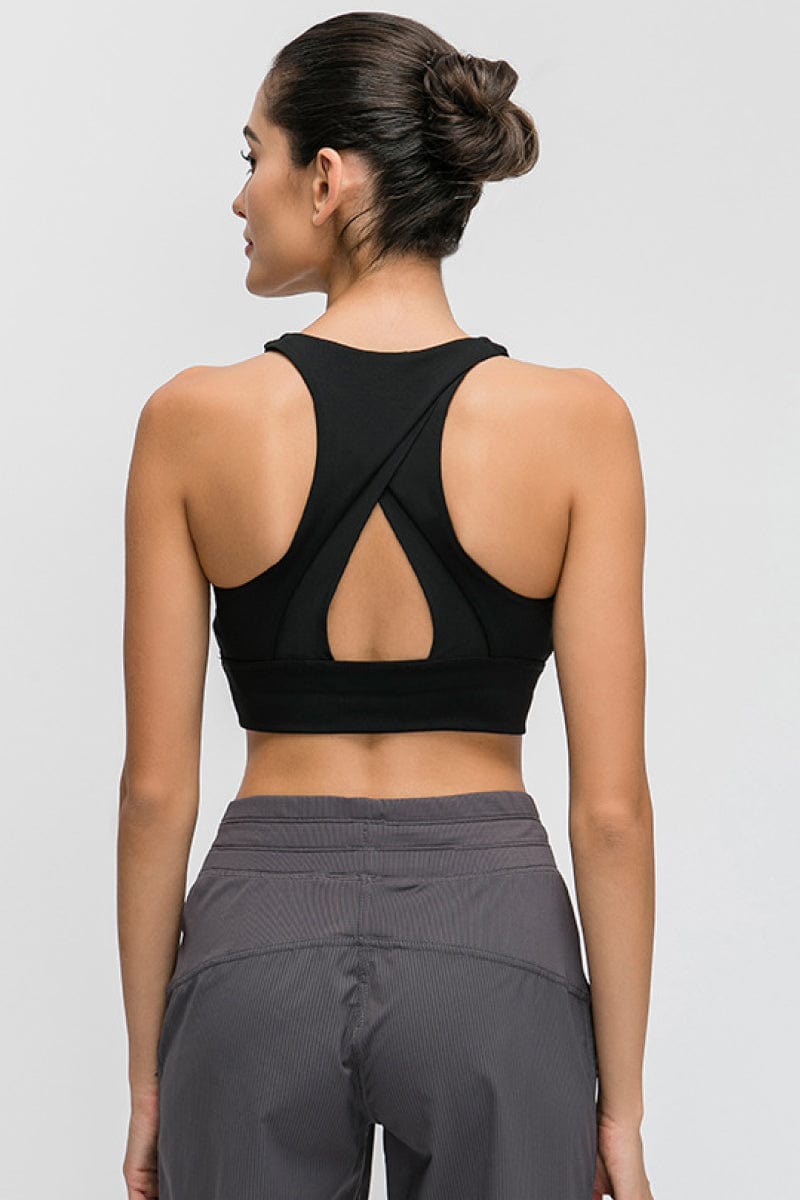 Trendsi Activewear/sports bra GYPSY-Millennia Halter Keyhole Sports Bra