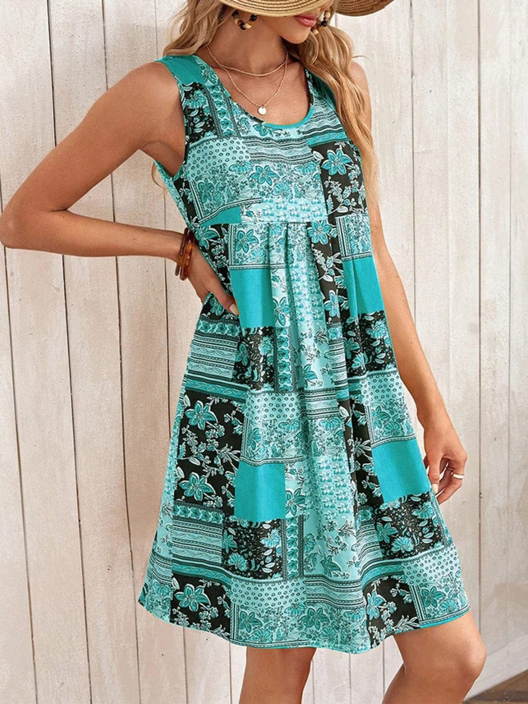 Trendsi dress Gypsy Fhy Sleeveless Mini Dress