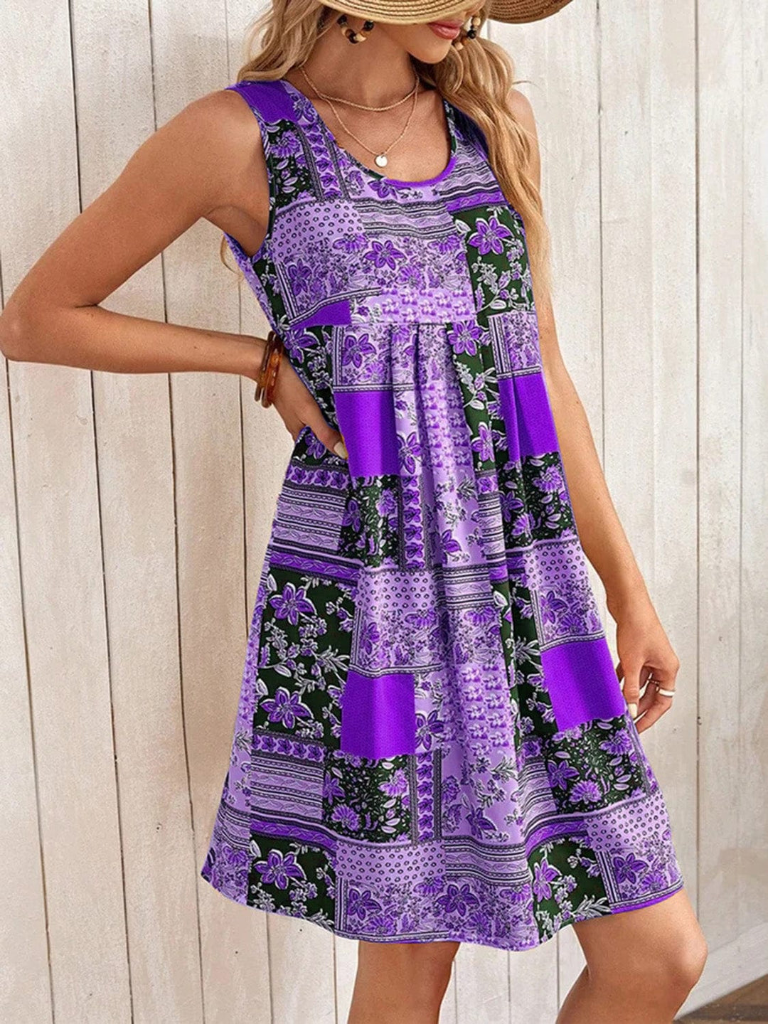Trendsi dress Gypsy Fhy Sleeveless Mini Dress