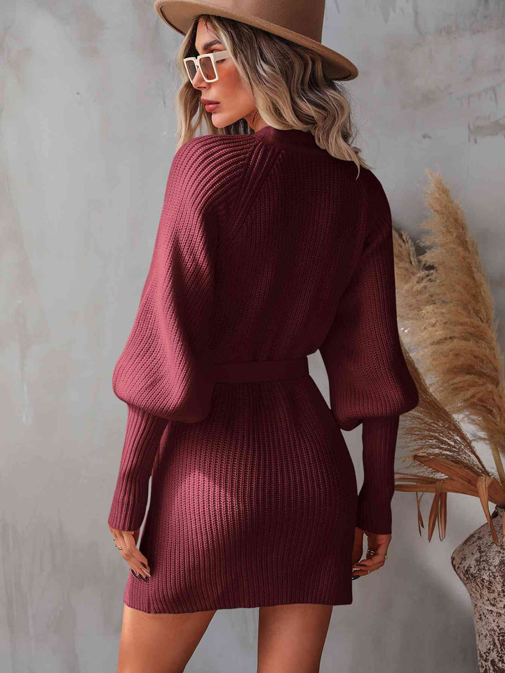 Trendsi dress Gypsy Winni Wrap Sweater Dress