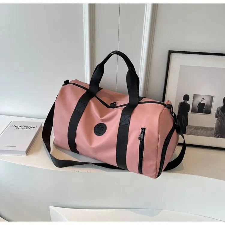 Trendsi Dusty Pink / One Size Oxford Cloth Travel Bag