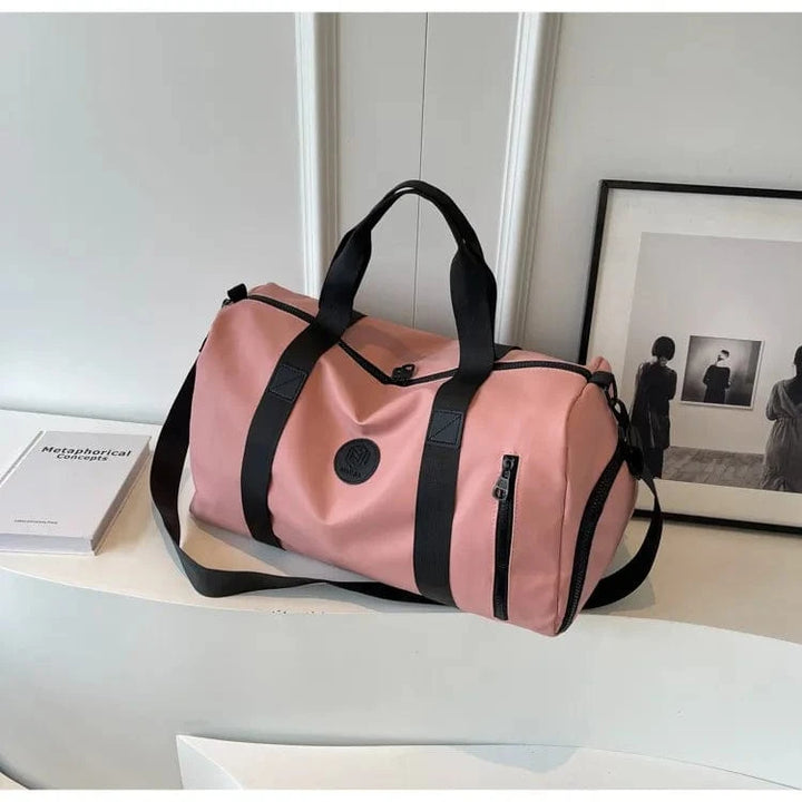 Trendsi Dusty Pink / One Size Oxford Cloth Travel Bag
