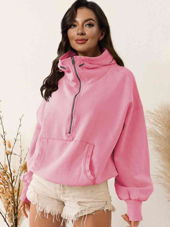 Trendsi hoodie Carnation Pink / S Gypsy Keeper Zip-Up Hoodie