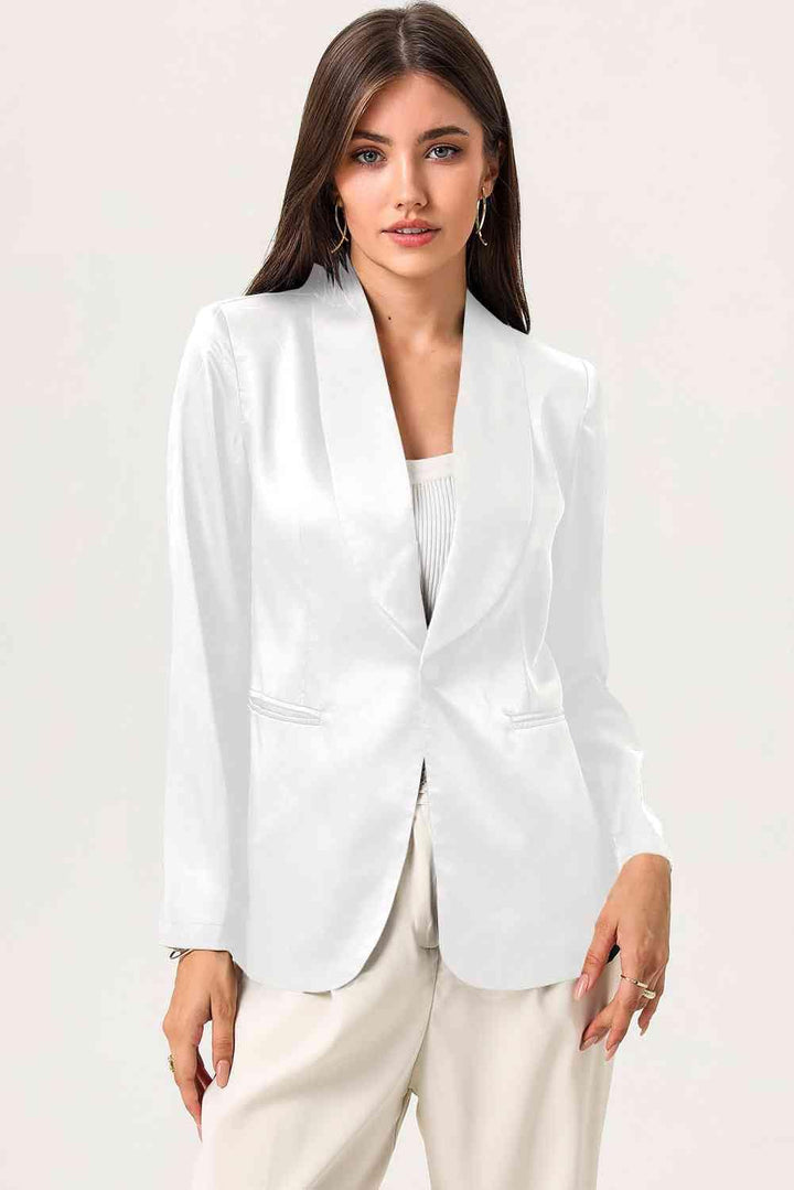 Trendsi Jacket Gypsy Long Sleeve Shawl Collar Blazer