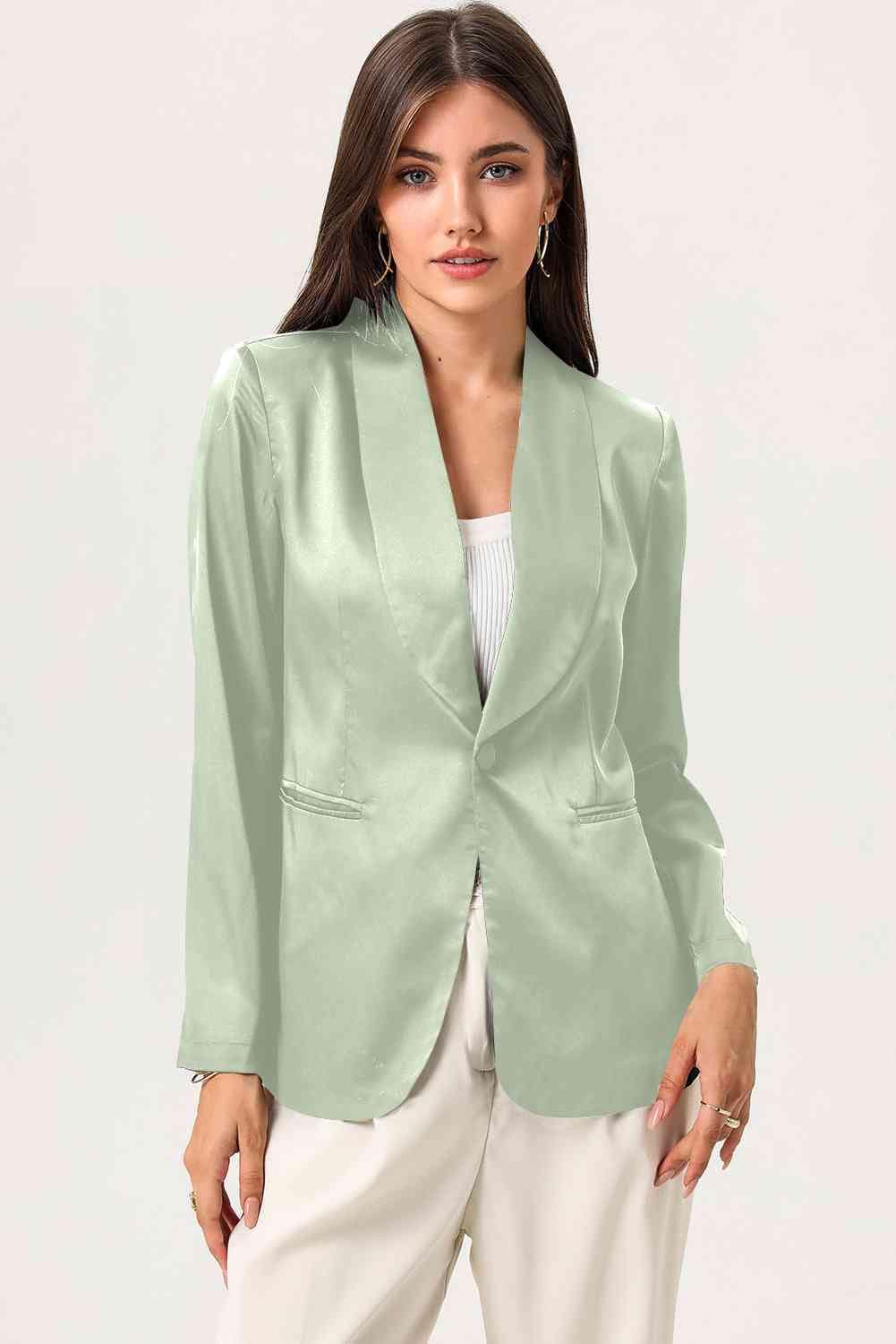 Trendsi Jacket Gypsy Long Sleeve Shawl Collar Blazer