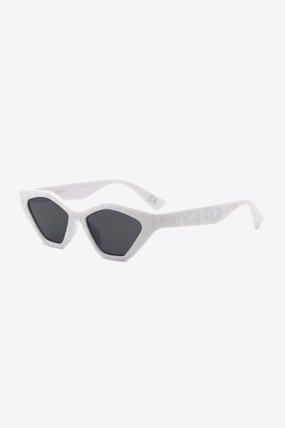 Trendsi sunglasses Light Gray / One Size Cat Eye Polycarbonate Sunglasses