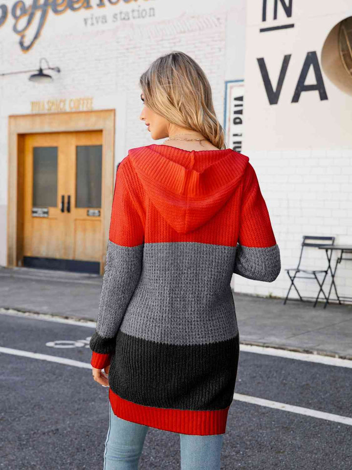 Trendsi sweater Gypsy Caroline Hooded Cardigan