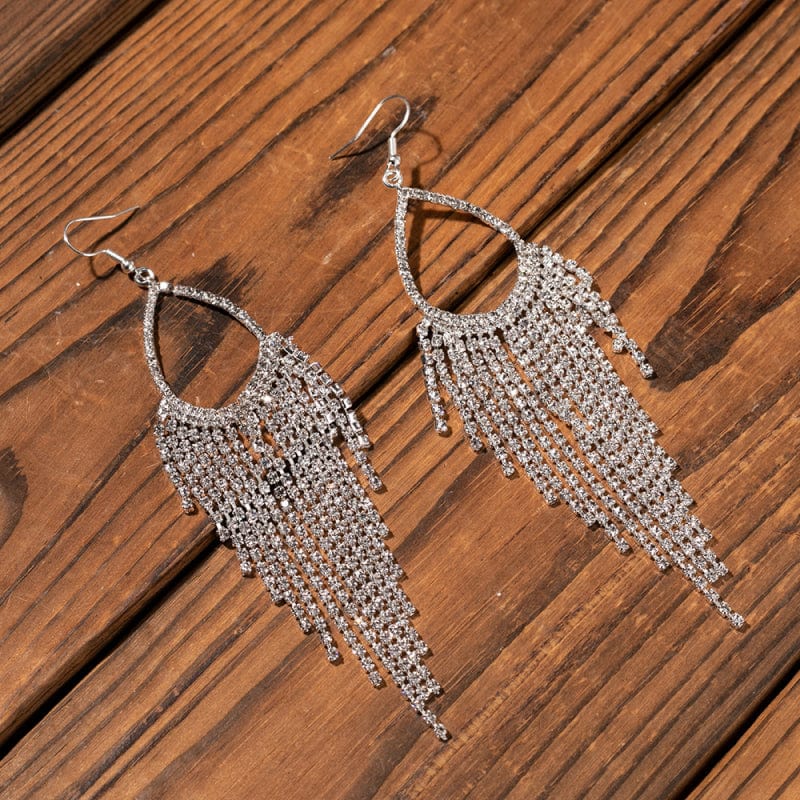Trendsi Transparent / One Size Alloy Dangle Earrings