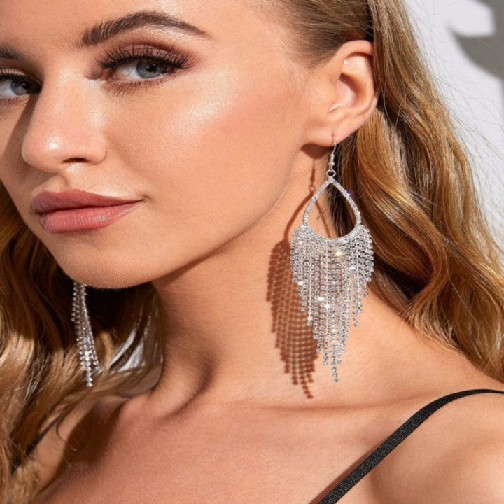 Trendsi Transparent / One Size Alloy Dangle Earrings