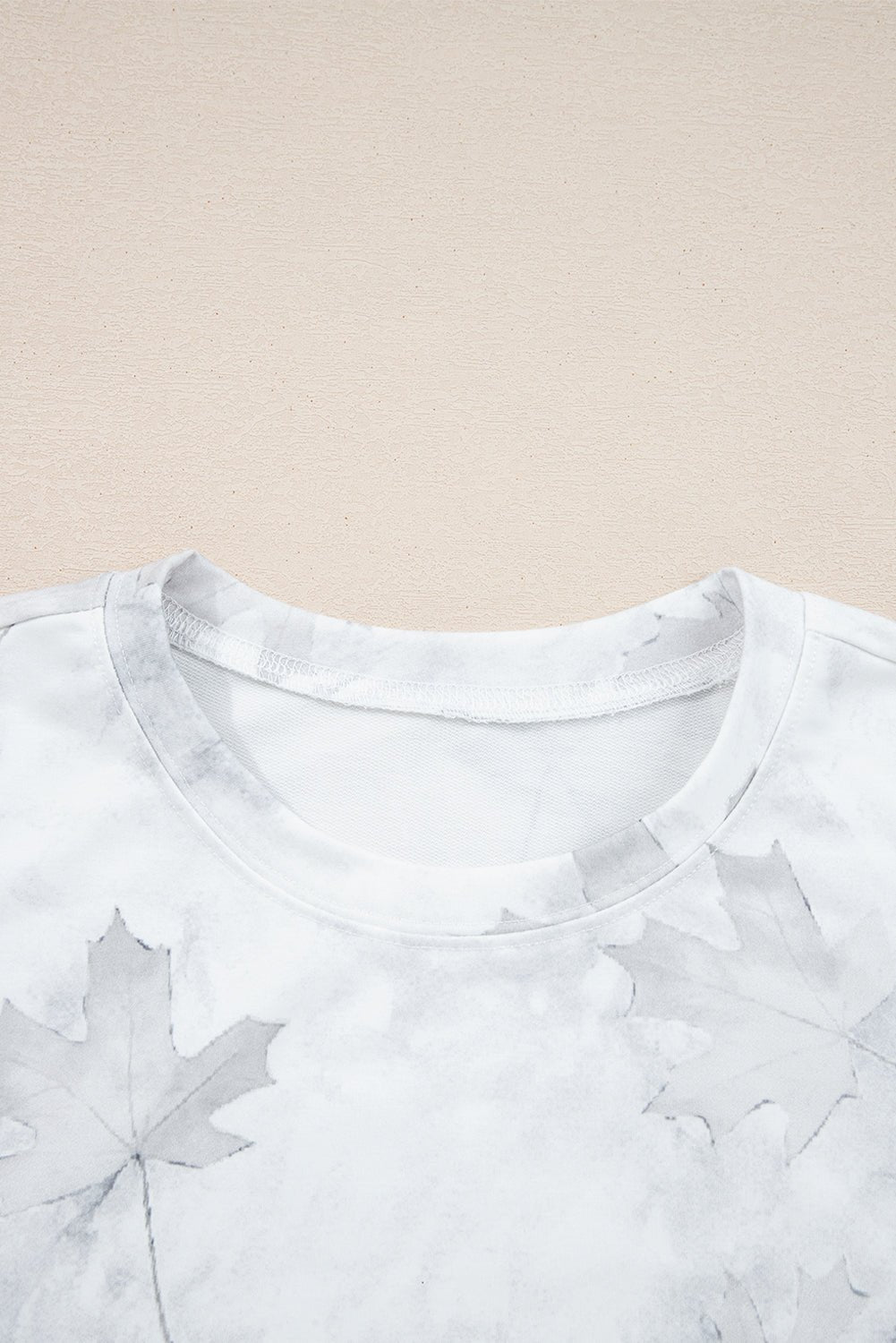 Beige Camo 2 Piece Lounge Set (Pullover + Shorts) - Trendy Two Piece Sets/Short Sets in Beige for Women | The802Gypsy