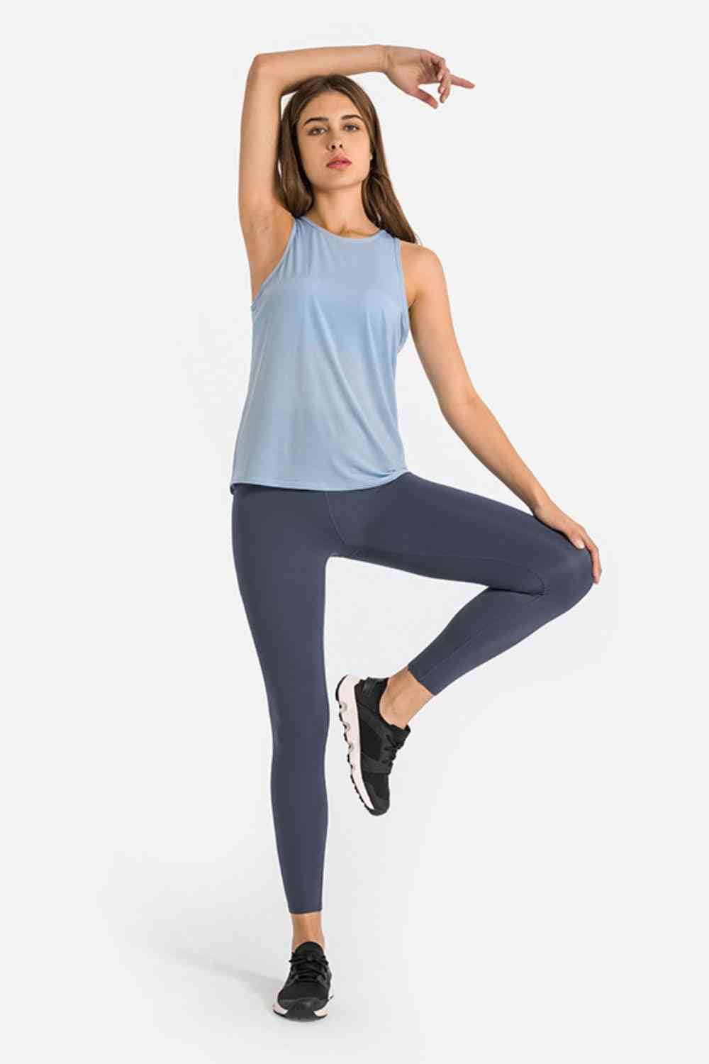 The802Gypsy Activewear GYPSY-High Waist Ankle-Length Yoga Leggings